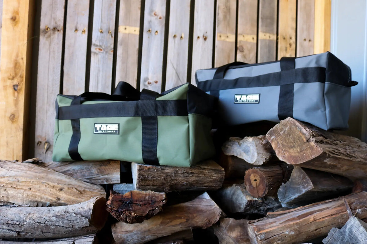 Canvas bags clearance camping