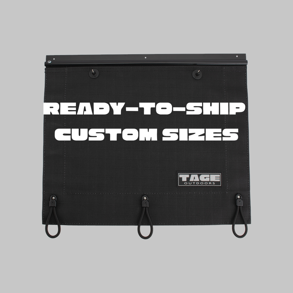 Custom Dog Box Curtains - Ready To Ship Tage outdoors