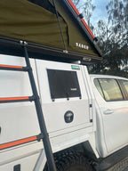 Dog Box Curtain Tage outdoors