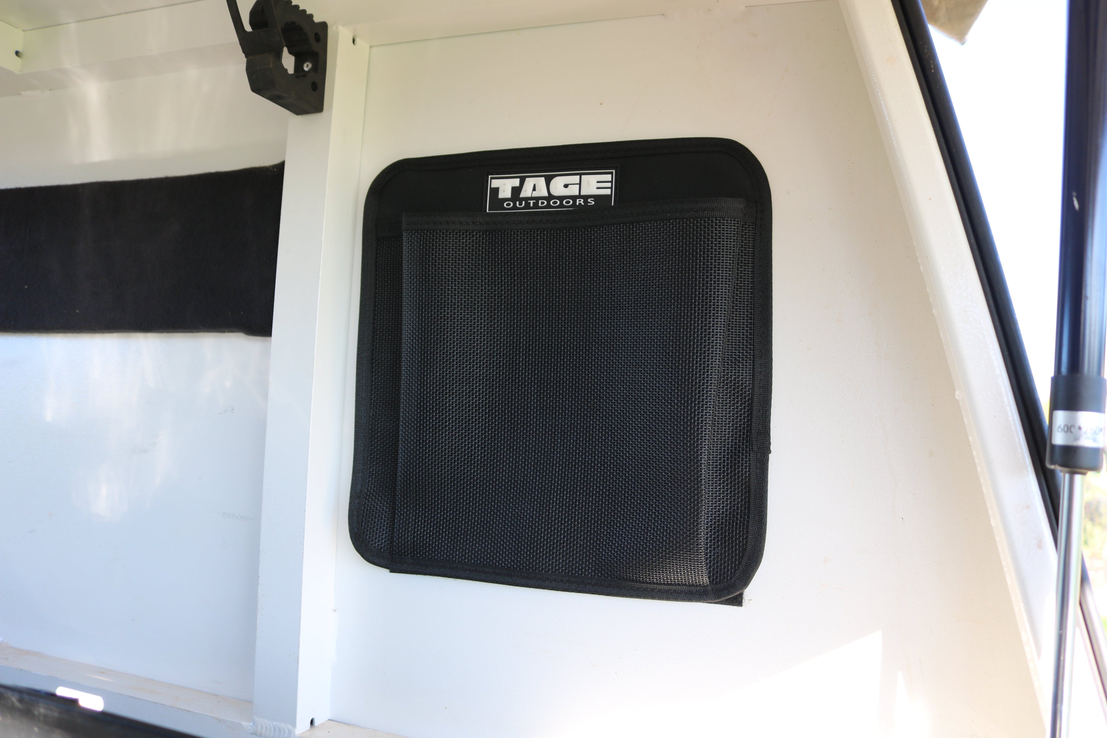 Velcro backed pocket Tage outdoors