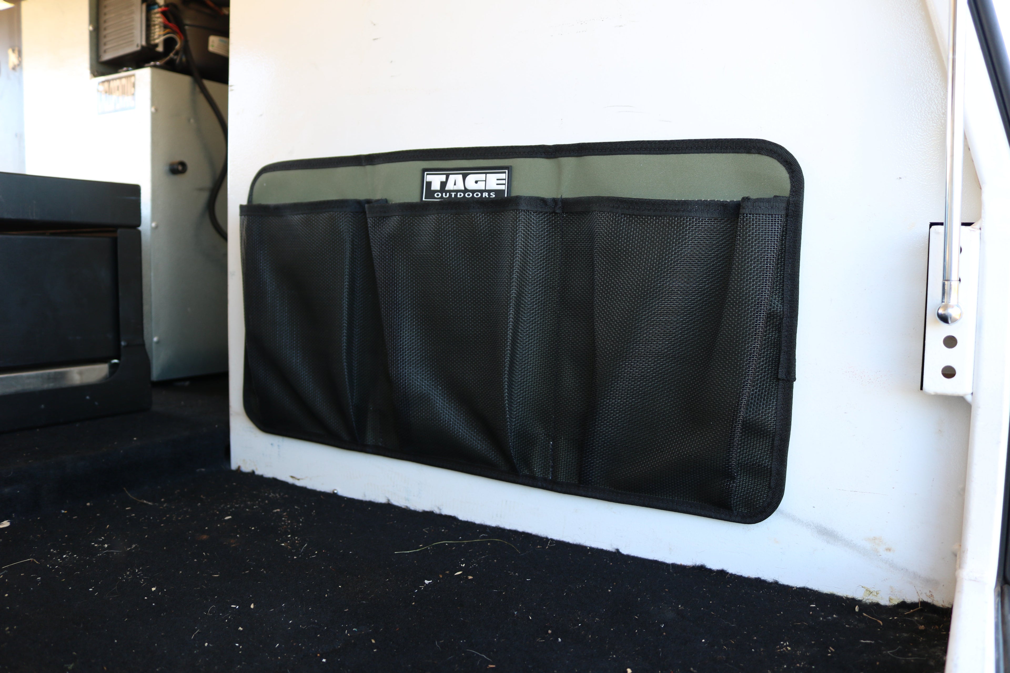 Velcro backed pocket Tage outdoors