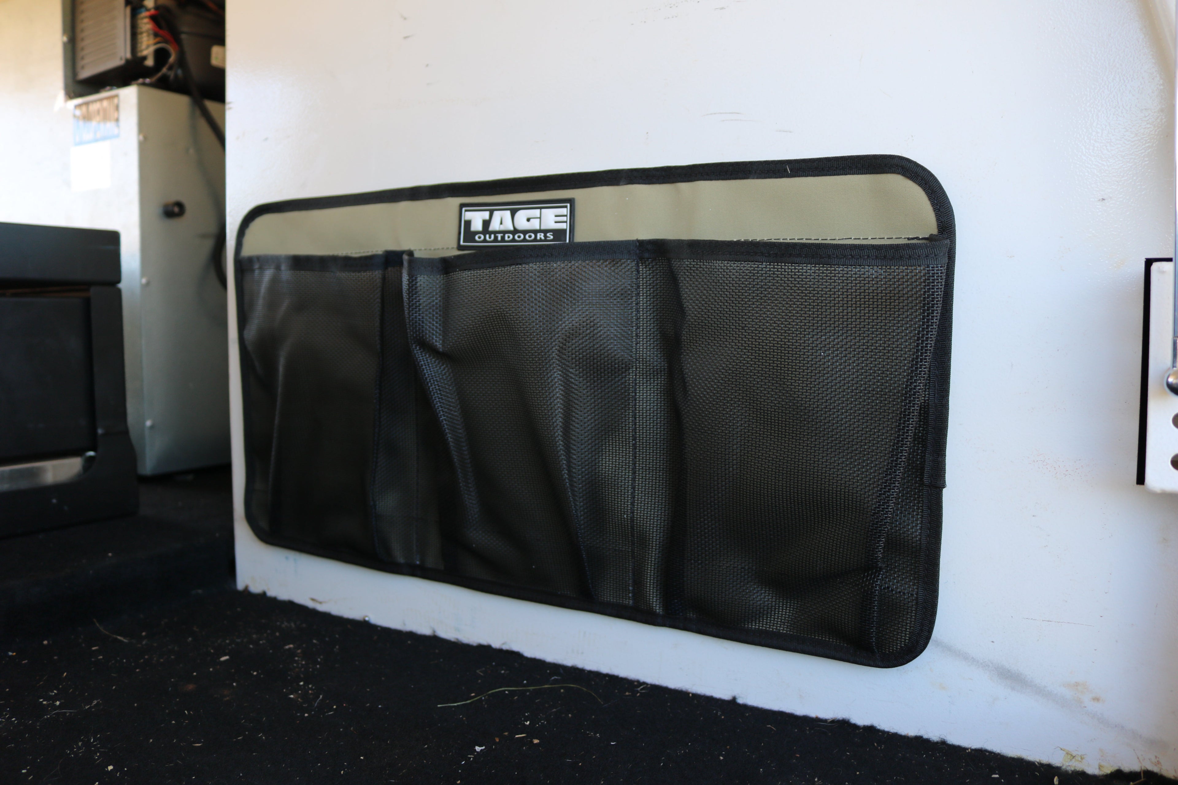 Velcro backed pocket Tage outdoors