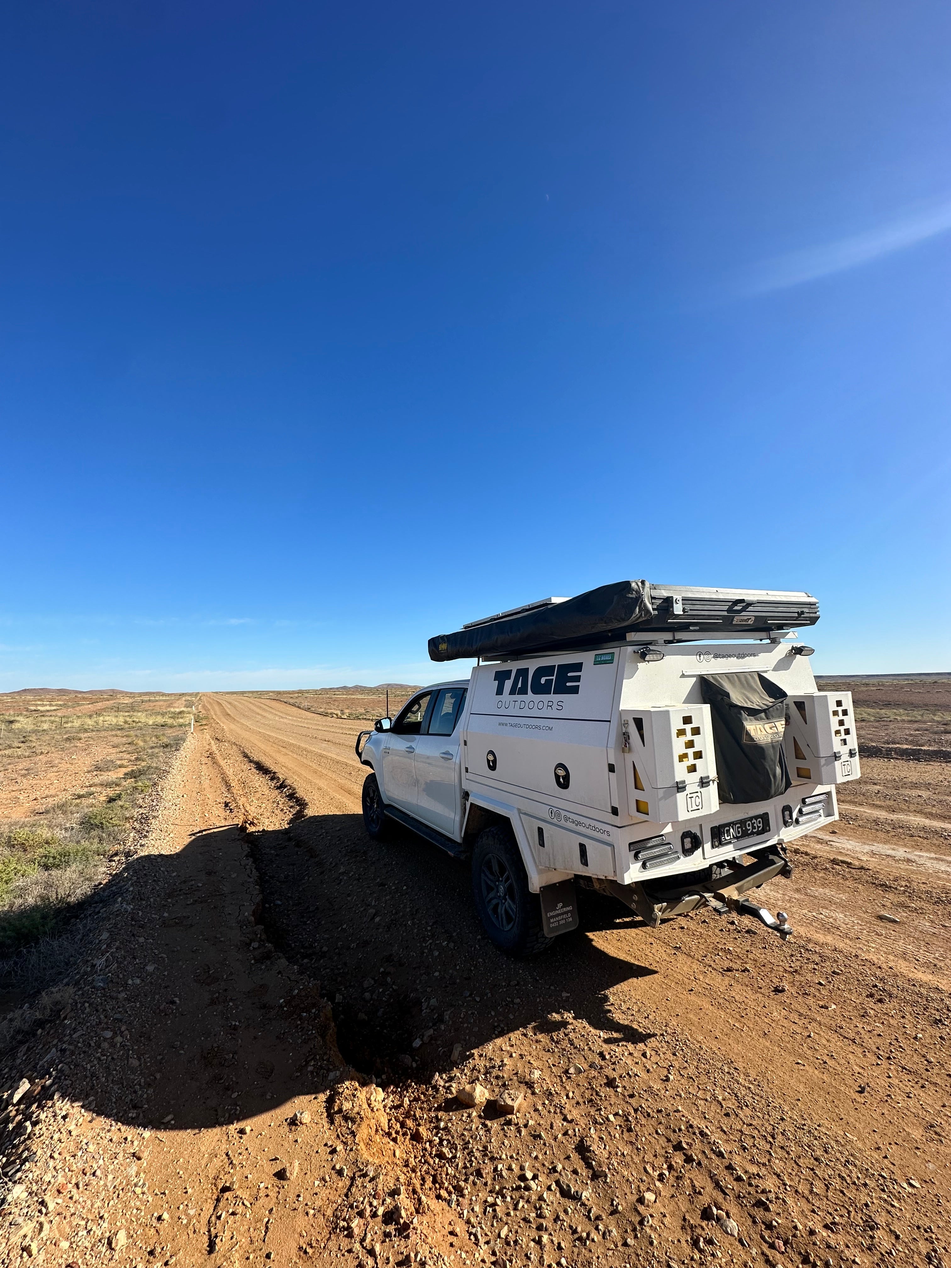 Track Mounted Dirty Gear Bag Tage outdoors
