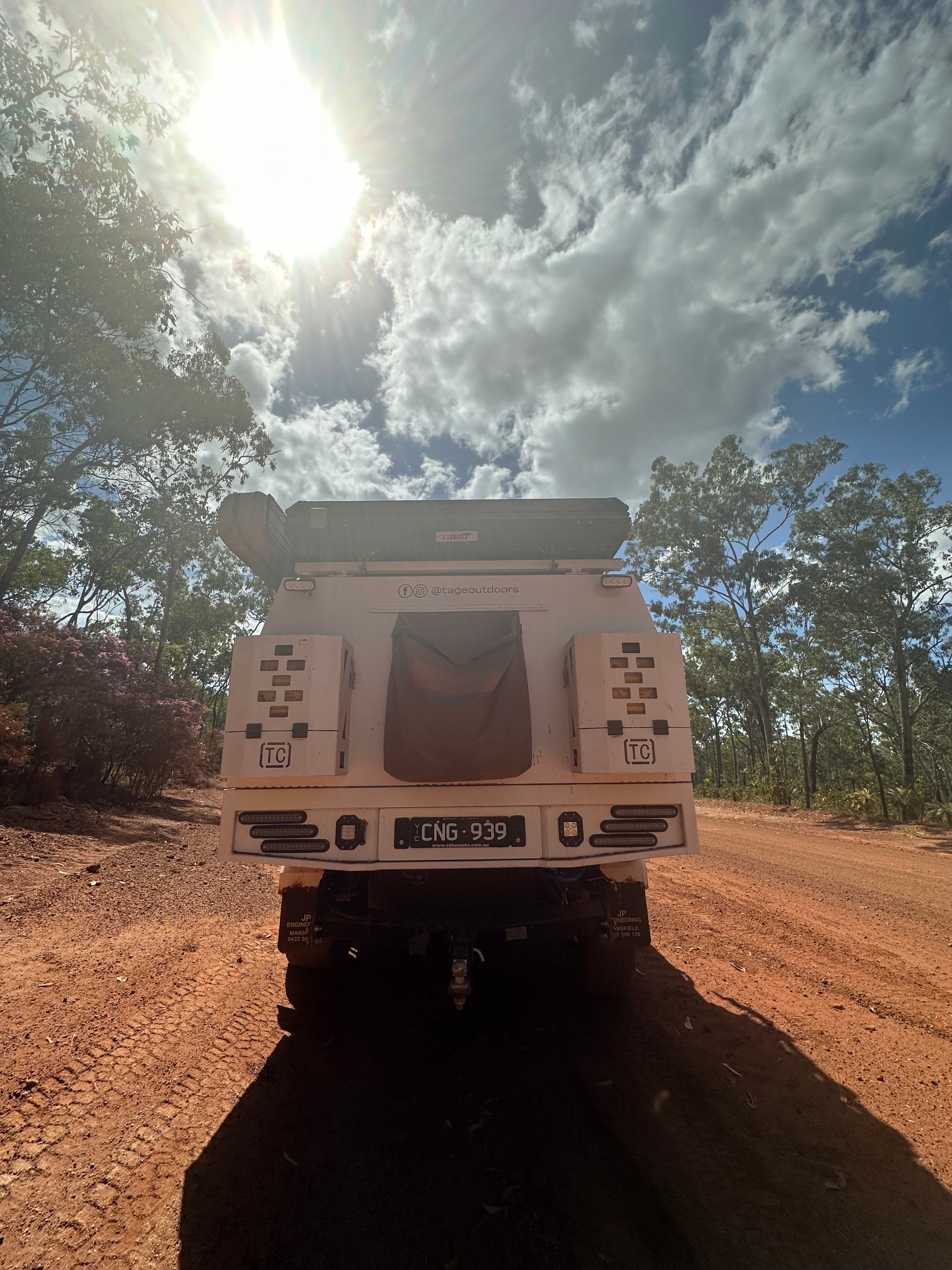 Track Mounted Dirty Gear Bag Tage outdoors