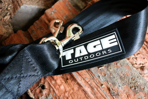 Dog leads Tage outdoors